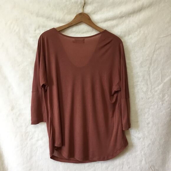 Nation LTD by Jen Menchaca Brownish-Red Long Shirt - Picture 4 of 6